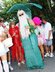 The Fantasy Fest Masquerade March 2004 photo - Duval Street, Key West
